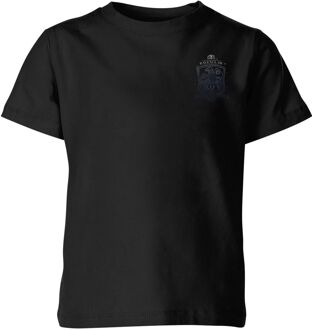 Harry Potter Ombré Collection 2022 Ombré Ravenclaw Sigil Kids' T-Shirt - Black - 110/116 (5-6 jaar) Zwart