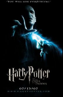 Harry Potter Order Of The Phoenix Unisex T-Shirt - Black - M Zwart