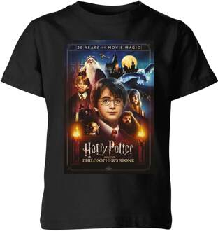 Harry Potter Philosopher's Stone Kids' T-Shirt - Black - 98/104 (3-4 jaar) Zwart - XS