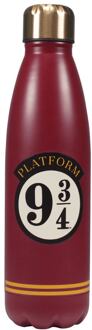 Harry Potter Platform 9 3/4 Burgundy Metal Water Bottle (500ml)