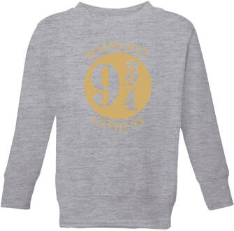 Harry Potter Platform Kids' Sweatshirt - Grey - 134/140 (9-10 jaar) - Grey - L