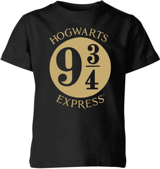 Harry Potter Platform Kids' T-Shirt - Black - 146/152 (11-12 jaar) - Zwart - XL
