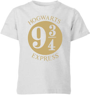 Harry Potter Platform Kids' T-Shirt - Grey - 110/116 (5-6 jaar) - Grey - S