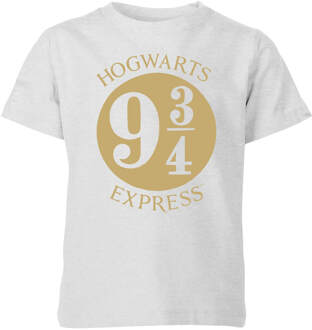 Harry Potter Platform Kids' T-Shirt - Grey - 134/140 (9-10 jaar) Grijs - L