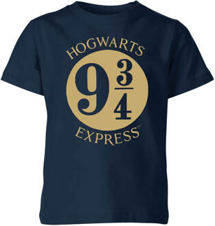 Harry Potter Platform Kids' T-Shirt - Navy - 110/116 (5-6 jaar) - S