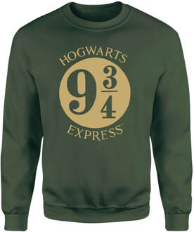 Harry Potter Platform Sweatshirt - Green - XXL Groen