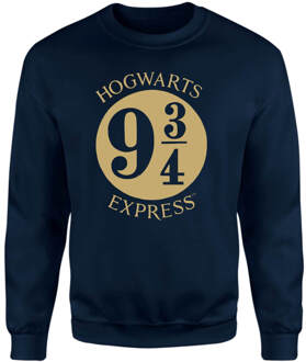 Harry Potter Platform Sweatshirt - Navy - M Blauw