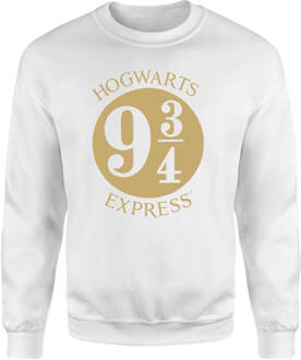 Harry Potter Platform Sweatshirt - White - XXL Wit