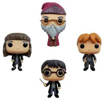 Harry Potter POP! Movies Vinyl Figure 4-Pack W1 9 cm