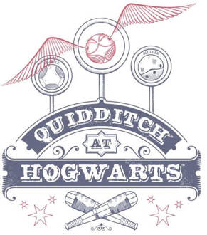 Harry Potter Quidditch at Hogwarts Dames T-shirt - Wit - L