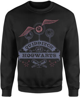 Harry Potter Quidditch At Hogwarts Sweatshirt - Black - S - Zwart