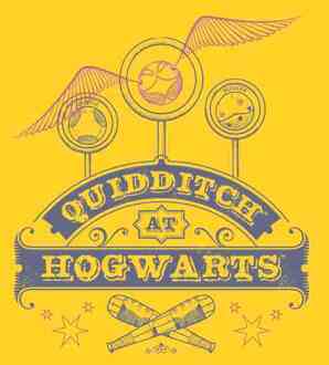 Harry Potter Quidditch at Hogwarts T-shirt - Geel - L