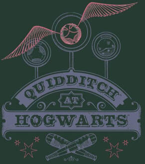 Harry Potter Quidditch At Hogwarts Women's T-Shirt - Green - S Groen