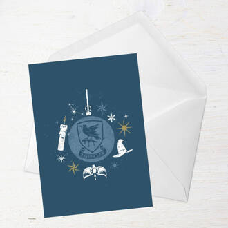 Harry Potter Ravenclaw Christmas Greetings Card - Standard Card
