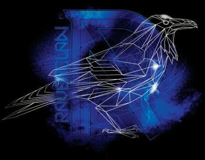 Harry Potter Ravenclaw Geometric dames t-shirt - Zwart - 3XL