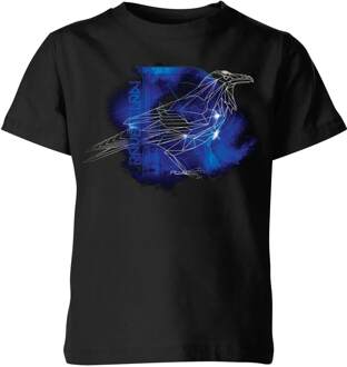 Harry Potter Ravenclaw Geometric kinder t-shirt - Zwart - 134/140 (9-10 jaar)