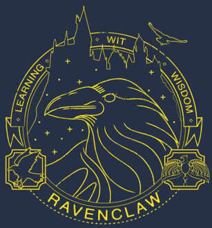 Harry Potter Ravenclaw Raven Badge t-shirt - Navy - XL