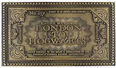 Harry Potter Replica Hogwarts Train Ticket Limited Edition