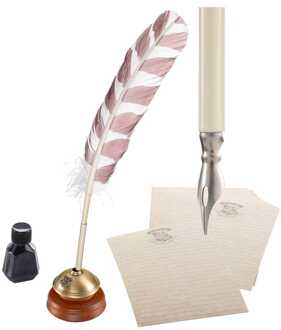 Harry Potter Replica Hogwarts Writing Quill with Hogwarts Headed Paper 31 cm