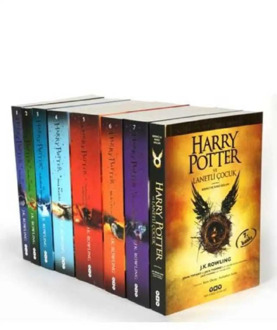 Harry Potter Set 7 Books, Book, Novel, Harry Potter, Turkish Book