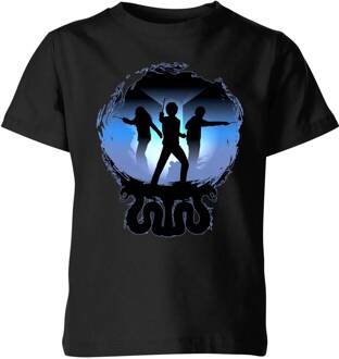 Harry Potter Silhouet Attack kinder t-shirt - Zwart - 110/116 (5-6 jaar)
