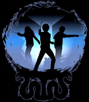 Harry Potter Silhouet Attack t-shirt - Zwart - XXL