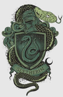 Harry Potter Slytherin Drawn Crest dames t-shirt - Grijs - 3XL