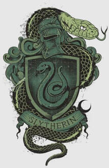 Harry Potter Slytherin Drawn Crest dames t-shirt - Grijs - 5XL
