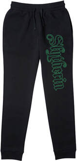 Harry Potter Slytherin Script Joggers - Black - M Zwart