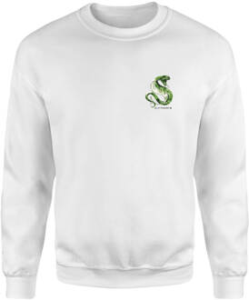 Harry Potter Slytherin Sweatshirt - White - XXL Wit