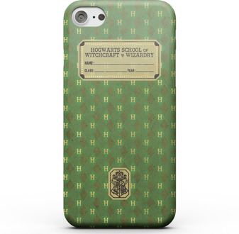 Harry Potter Slytherin Text Book telefoonhoesje - iPhone 7 - Snap case - mat