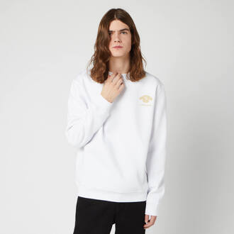 Harry Potter Slytherin Unisex Embroidered Sweatshirt - White - XXL - Wit