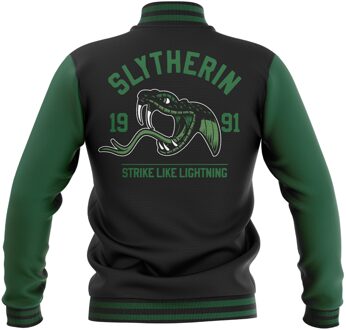 Harry Potter Slytherin Varsity Jacket - Black/Green - M