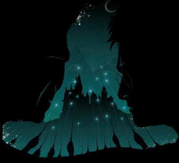 Harry Potter Sorting Hat Silhouet trui - Zwart - L