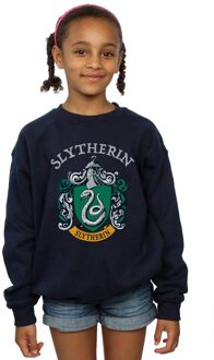 Harry Potter Sweatshirt met Slytherin helm voor meisjes (Marineblauw) Navy