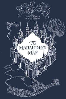 Harry Potter The Marauder's Map Hoodie - Navy - XXL