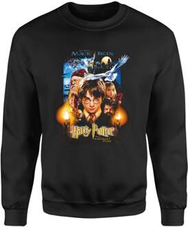 Harry Potter The Sorcerer's Stone Sweatshirt - Black - M Zwart