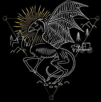 Harry Potter Thestral trui - Zwart - XXL