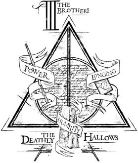 Harry Potter Three Dragons White t-shirt - Wit - L