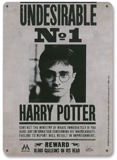 Harry Potter Tin Sign Undesirable No. 1 15 x 21 cm