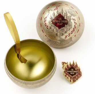 Harry Potter tree ornament with Pin Badge Deck Marauders Map