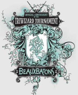 Harry Potter Triwizard Tournament Beauxbatons dames t-shirt - Grijs - 4XL