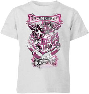 Harry Potter Triwizard Tournament Hogwarts kinder t-shirt - Grijs - 110/116 (5-6 jaar)