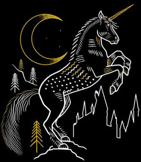 Harry Potter Unicorn dames t-shirt - Zwart - L