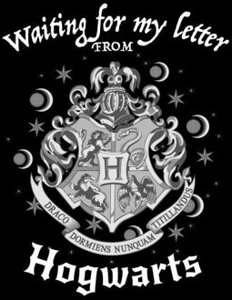 Harry Potter Waiting For My Letter Dames T-shirt - Zwart - 3XL