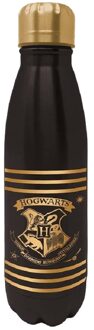 Harry Potter Waterfles (Zwart/Goud)