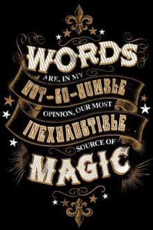 Harry Potter Words Are, In My Not So Humble Opinion trui - Zwart - M