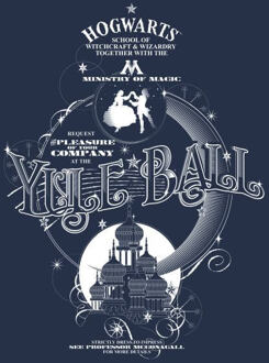 Harry Potter Yule Ball dames t-shirt - Navy - L