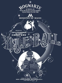 Harry Potter Yule Ball dames t-shirt - Navy - S