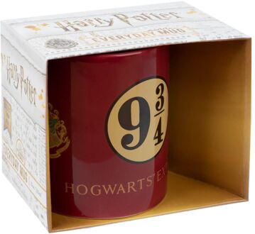 Harry Potter Zweinsteinexpres perron 9 3/4 mok (Rood) - One Size
